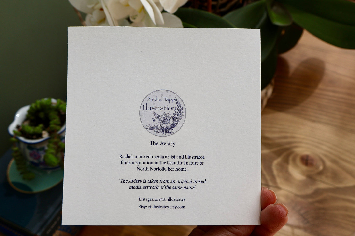 'The Aviary' greeting card