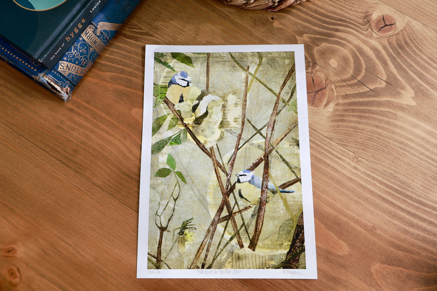 Fine Art Print 'Two birds in the Rose Bush'