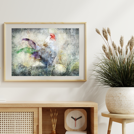 Fine Art Print 'Bejeweled Hen'