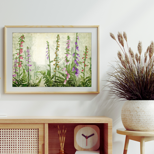 Fine Art Print 'Foxglove Glade'